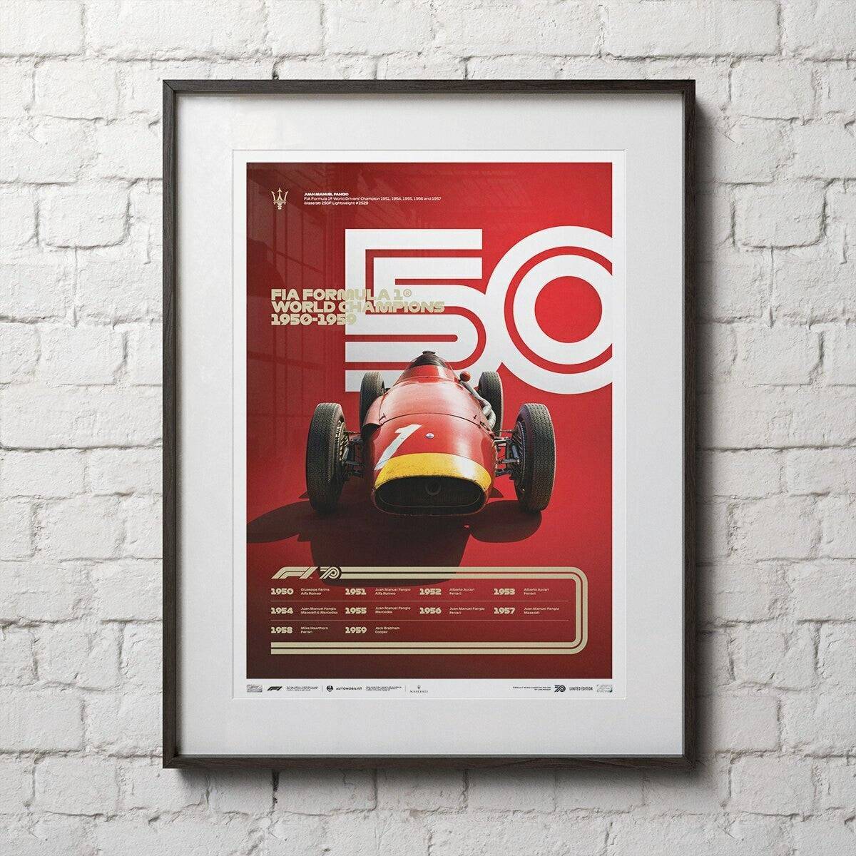FORMULA 1® DECADES - 50s Maserati | Limited Edition
