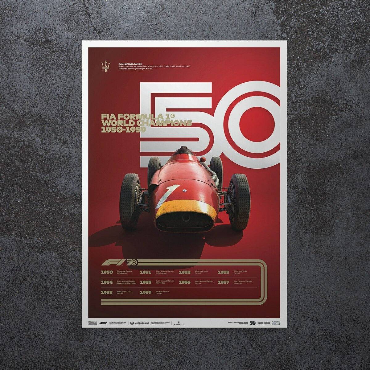 FORMULA 1® DECADES - 50s Maserati | Limited Edition