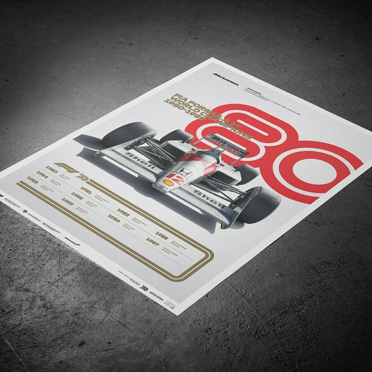 FORMULA 1® DECADES - 80s McLaren | Limited Edition
