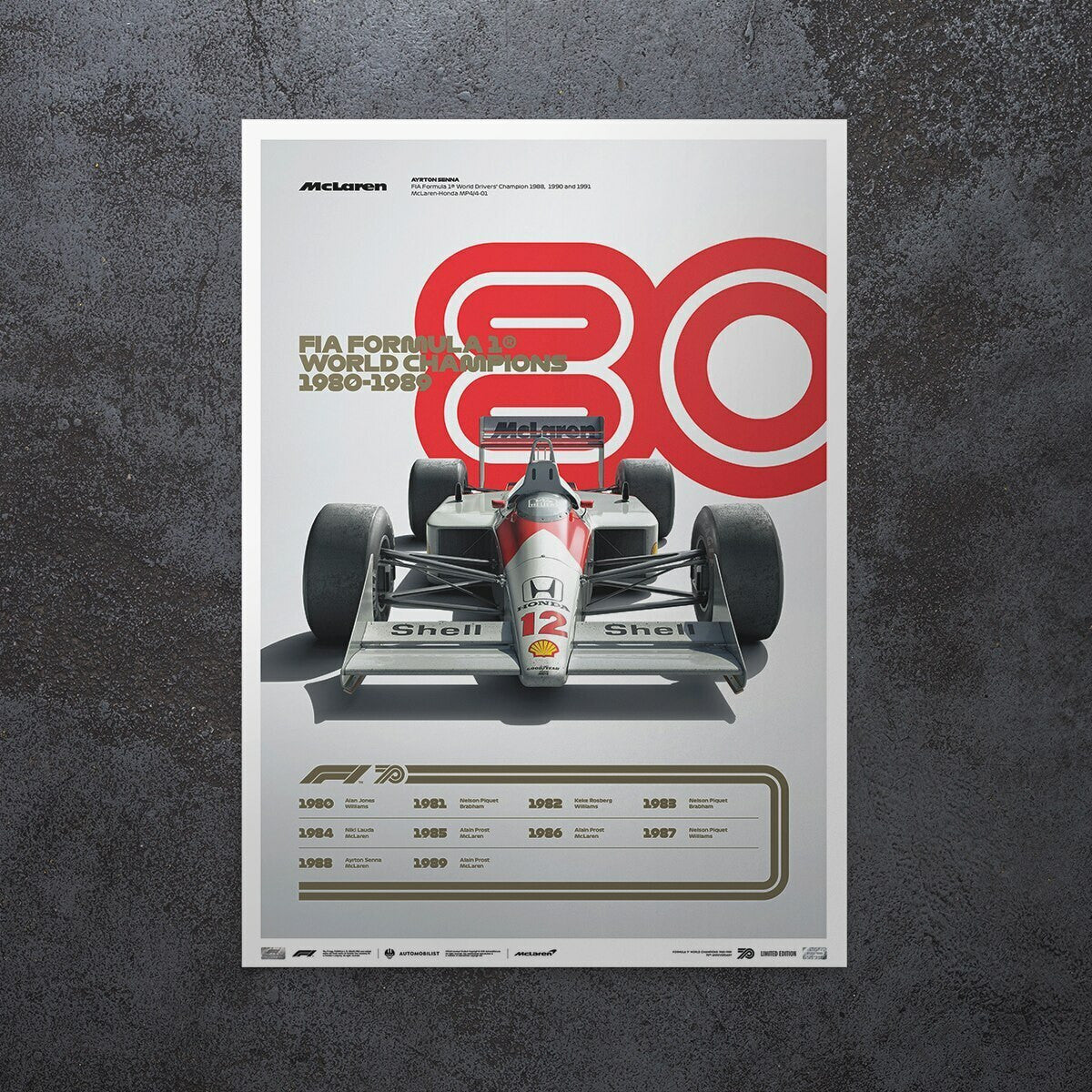 FORMULA 1® DECADES - 80s McLaren | Limited Edition