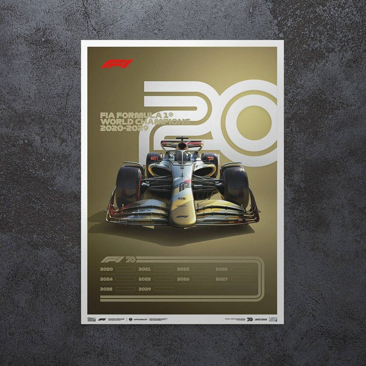 Formula 1® - Decades - The Future Lies Ahead - 2020s | Limited Edition | Unique #s