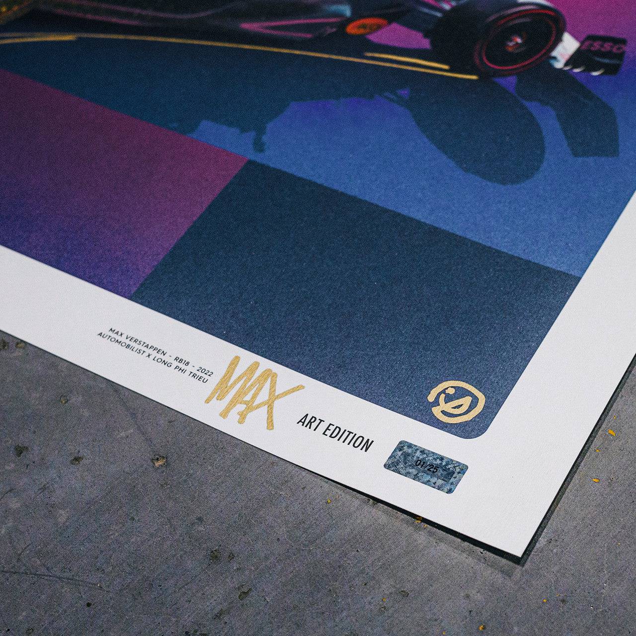 Oracle Red Bull Racing - Max Verstappen - Art to the Max - 2022 | Art Edition | #01/25