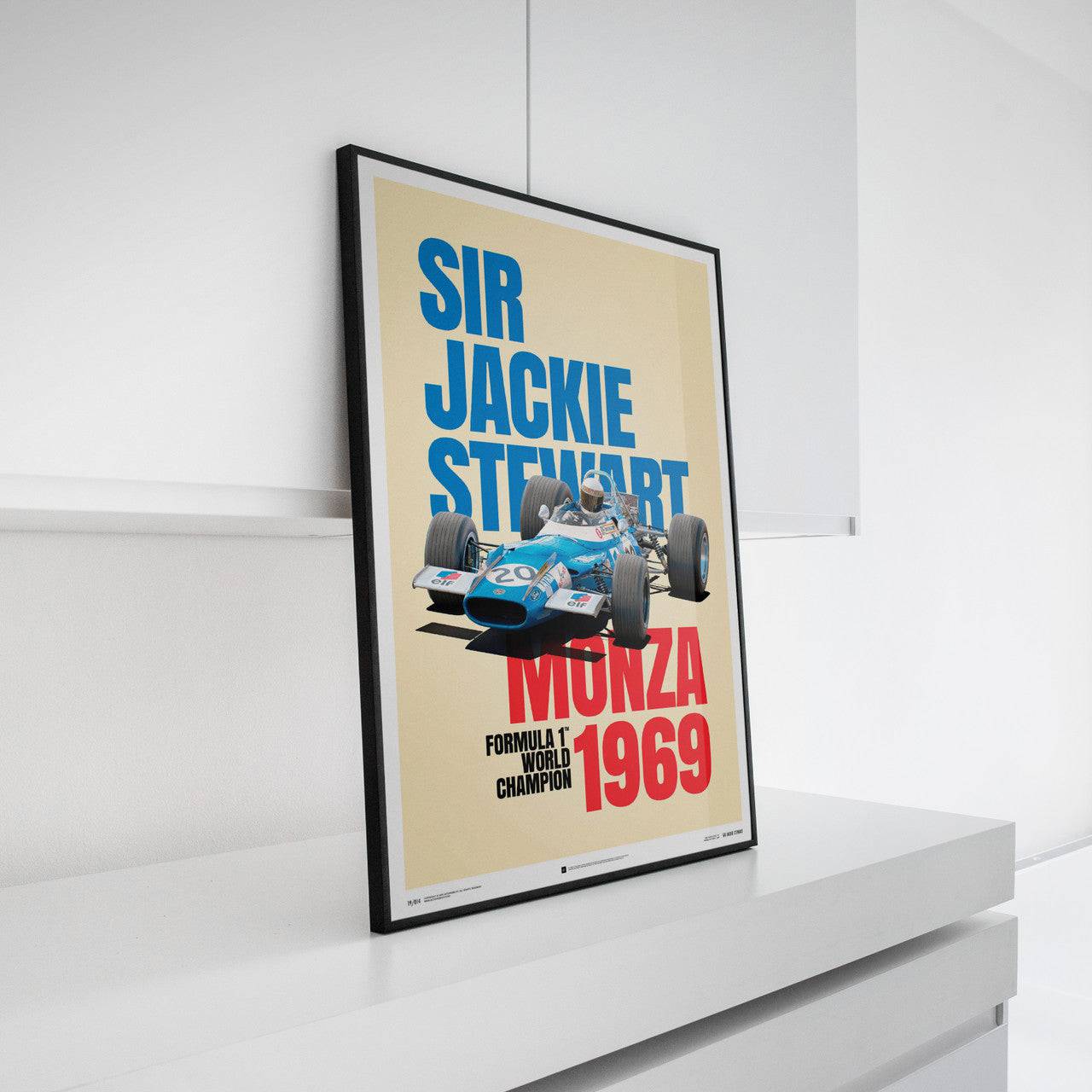 Matra MS80 - Sir Jackie Stewart - Monza Victory - 1969 - Poster