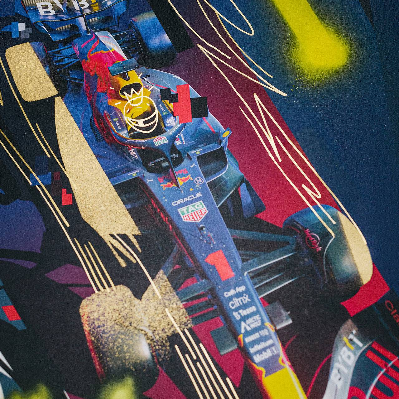 Oracle Red Bull Racing - Max Verstappen - Art to the Max - 2022 | Art Edition | #02/25