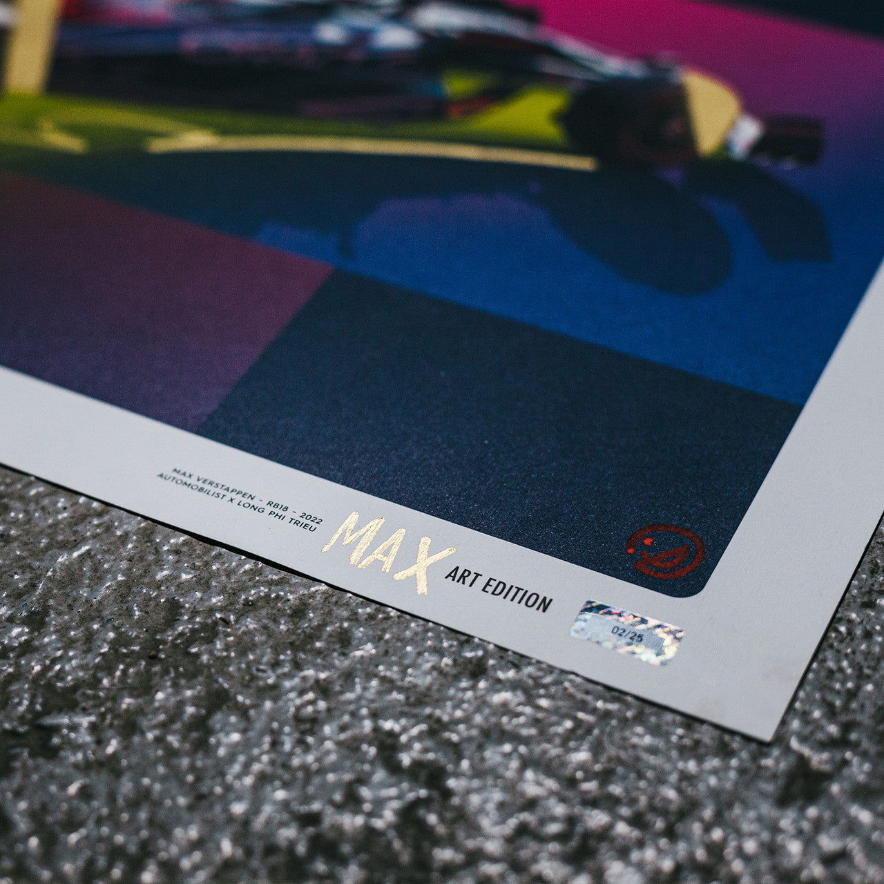 Oracle Red Bull Racing - Max Verstappen - Art to the Max - 2022 | Art Edition | #02/25