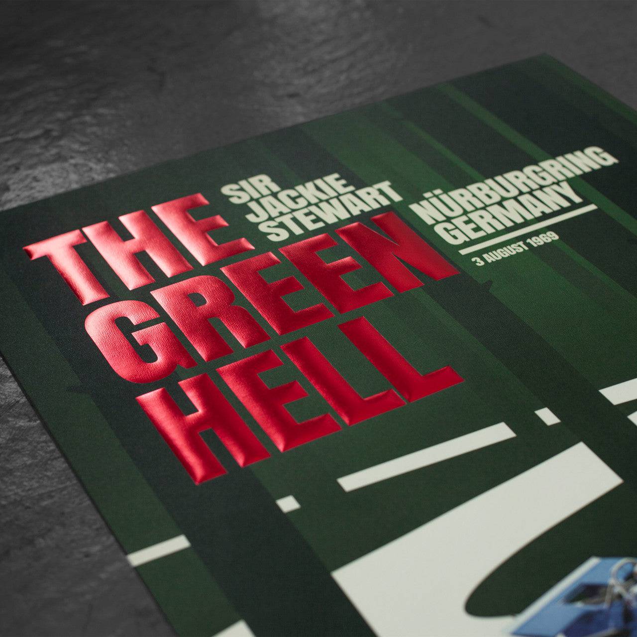 Matra MS80 - Sir Jackie Stewart - The Green Hell - Nürburgring GP - 1969 | Collector's Edition Poster