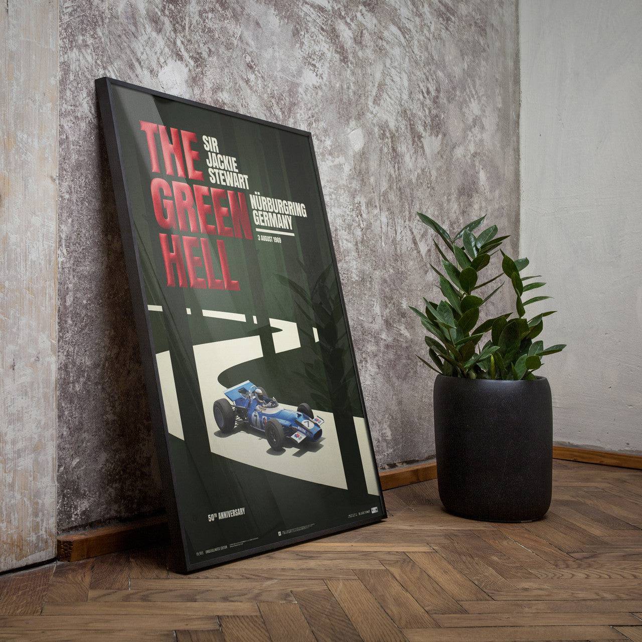 Matra MS80 - Sir Jackie Stewart - The Green Hell - Nürburgring GP - 1969 | Collector's Edition Poster