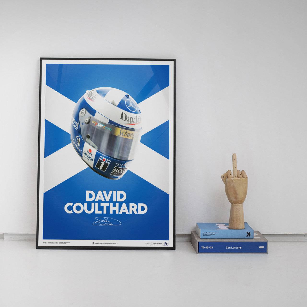 David Coulthard - Helmet - 2000 - Poster
