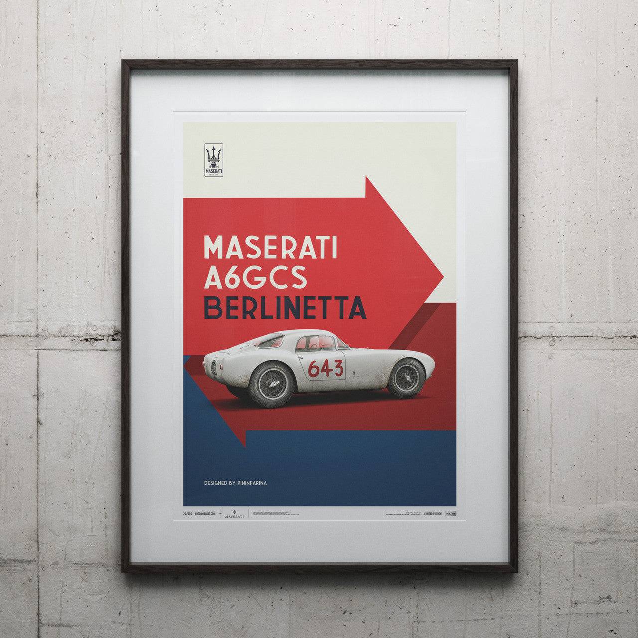 Maserati A6GCS Berlinetta - 1954 - White | Limited Edition