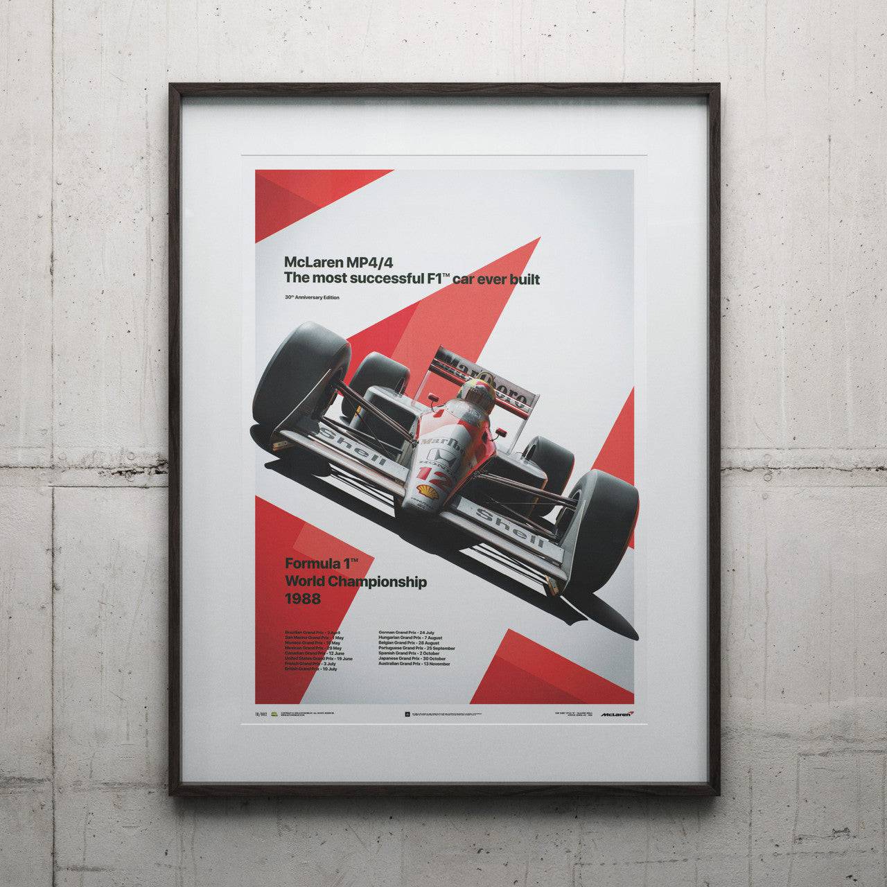 McLaren MP4/4 - Ayrton Senna - San Marino GP - 1988 | Unlimited Edition