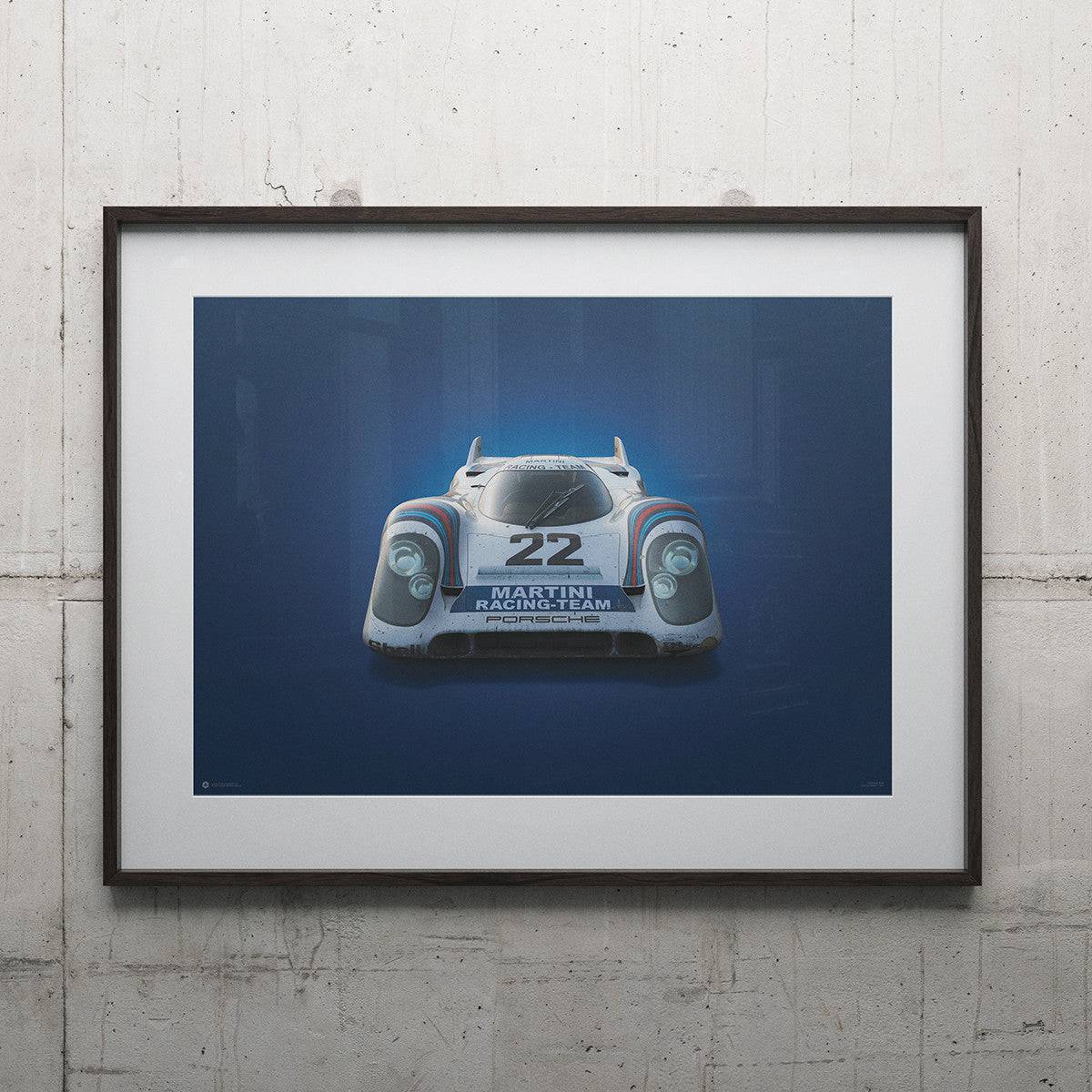 Porsche 917 - Martini - 24h Le Mans - 1971 - Colors of Speed Poster