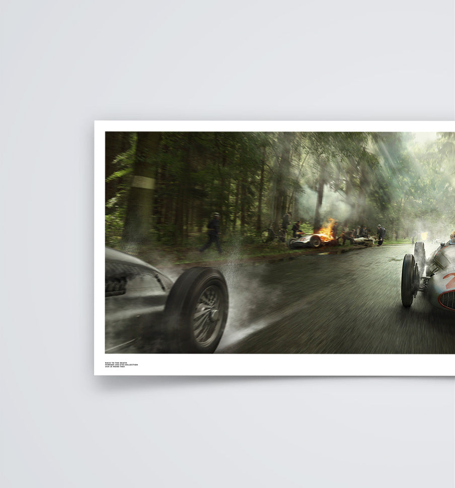 A Dampened Victory - Artwork - Unframed - Small - Automobilist