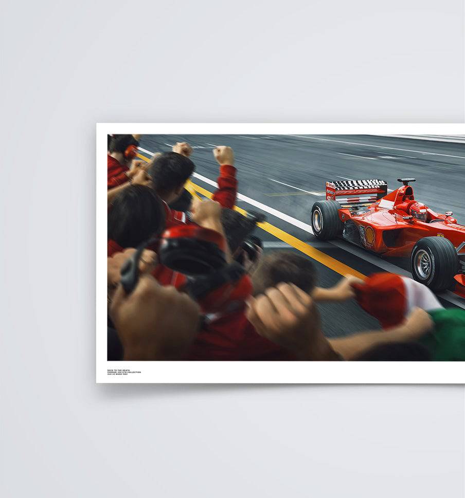 Crossing The Line, Raising The Bar - Ferrari - Michael Schumacher - Suzuka - 2000 - Automobilist