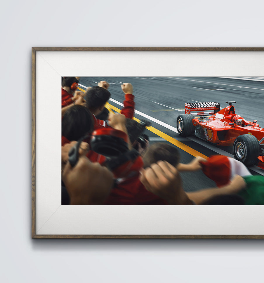 Crossing The Line, Raising The Bar - Ferrari - Michael Schumacher - Suzuka - 2000 - Automobilist