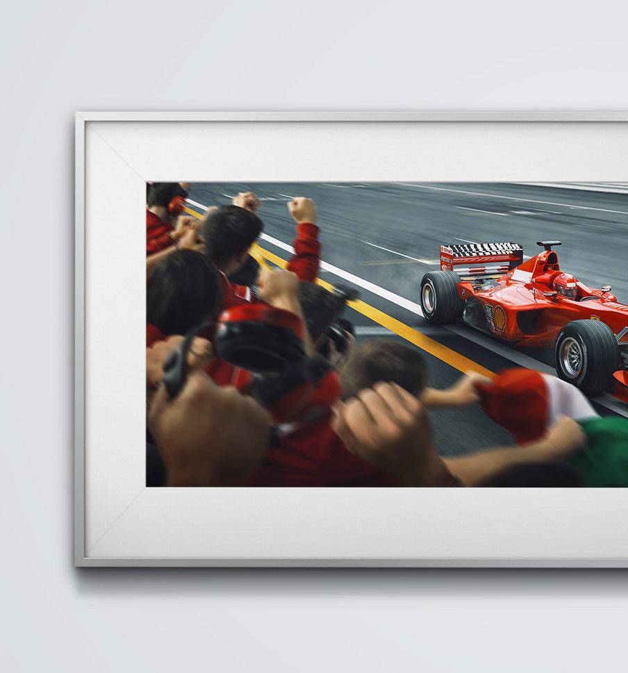 Crossing The Line, Raising The Bar - Ferrari - Michael Schumacher - Suzuka - 2000 - Automobilist