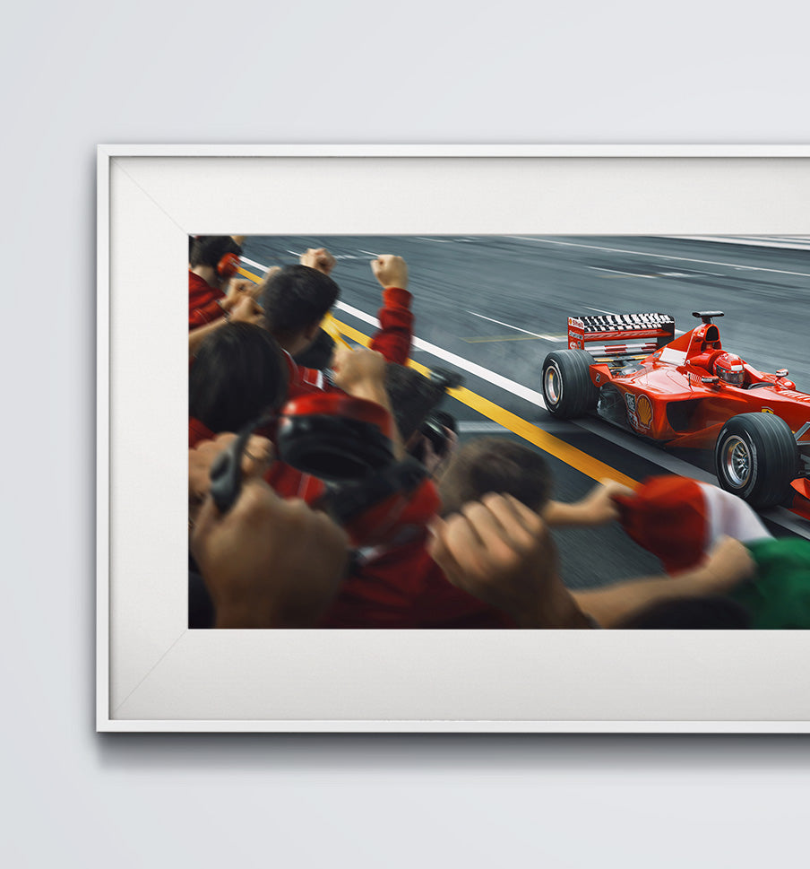 Crossing The Line, Raising The Bar - Ferrari - Michael Schumacher - Suzuka - 2000 - Automobilist