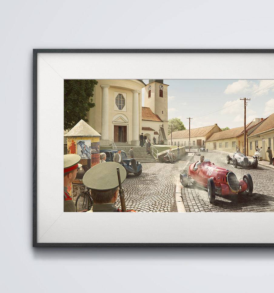 The Bend That Broke - Alfa Romeo - Tazio Nuvolari - Masaryk Grand Prix - 1937 - Automobilist