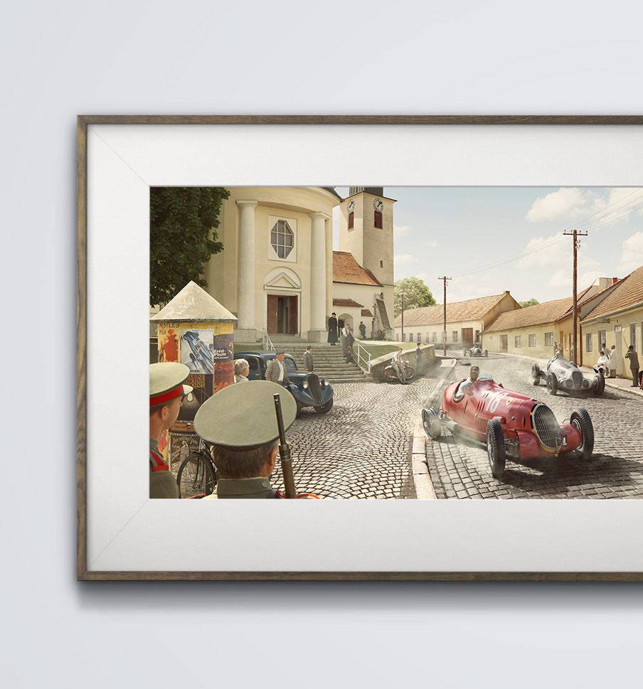 The Bend That Broke - Alfa Romeo - Tazio Nuvolari - Masaryk Grand Prix - 1937 - Automobilist