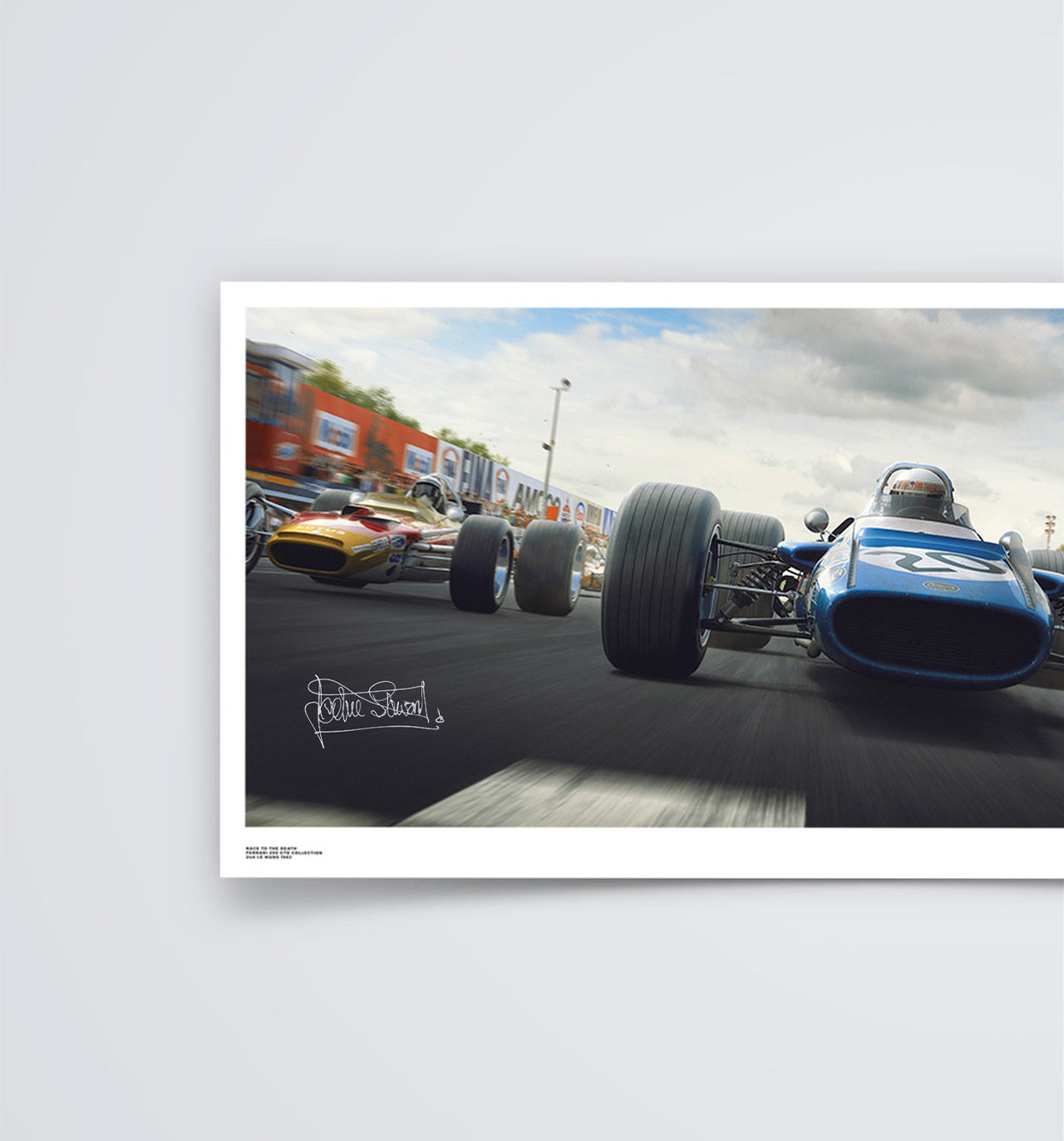 Signed by Sir Jackie Stewart - The Scot's Italian Job | Medium Fine Art Print - Automobilist