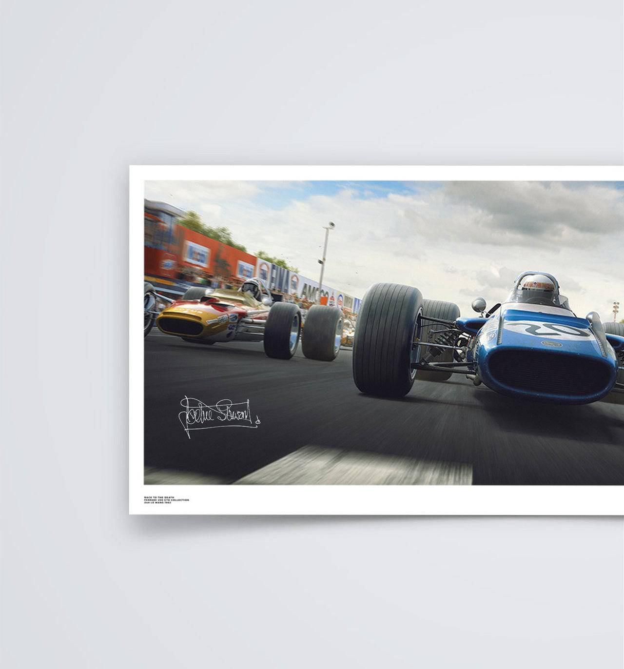 Signed by Sir Jackie Stewart - The Scot's Italian Job | Medium Fine Art Print - Automobilist