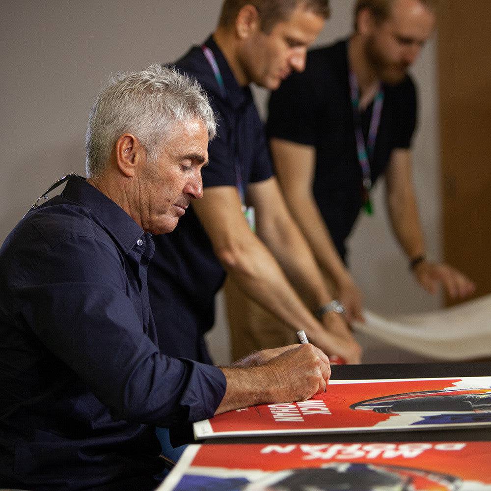 Mick Doohan - Helmet - 1999 - Poster | Signed Signed