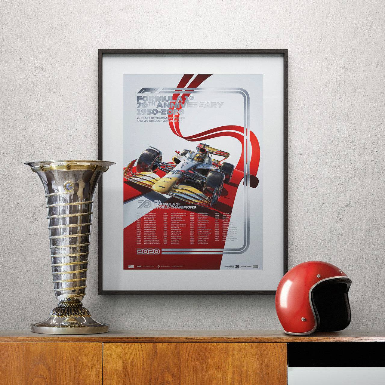 FIA FORMULA 1® WORLD CHAMPIONS 1950-2019 - 70TH ANNIVERSARY | Collector's Edition SILVER