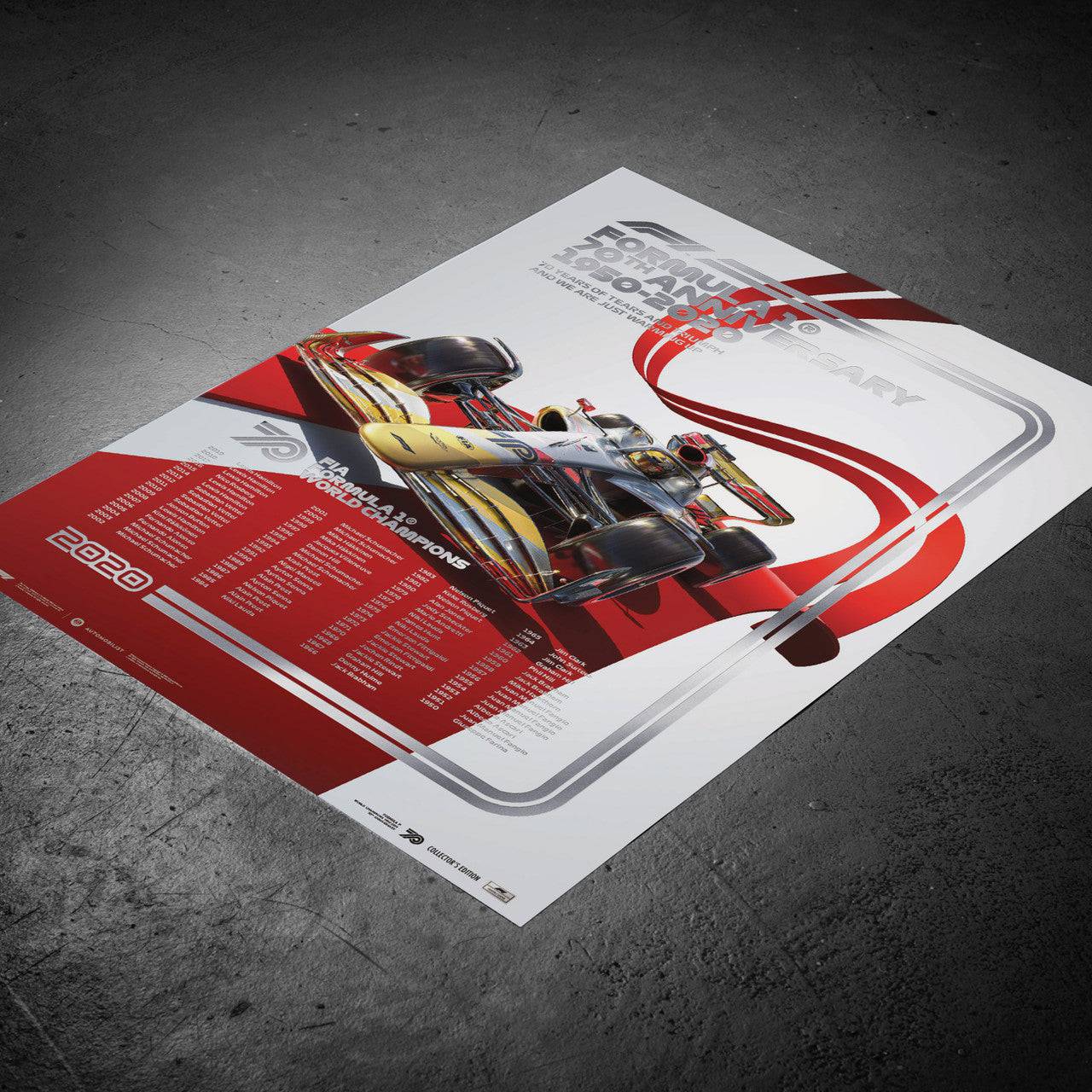 FIA FORMULA 1® WORLD CHAMPIONS 1950-2019 - 70TH ANNIVERSARY | Collector's Edition SILVER