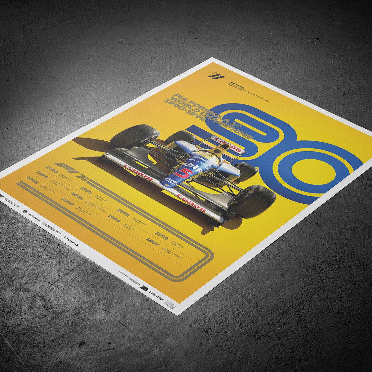 FORMULA 1® DECADES - 90s Williams | Limited Edition