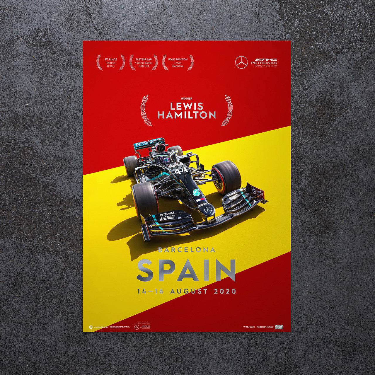 Mercedes-AMG Petronas F1 Team - Spain 2020 - Lewis Hamilton | Collector’s Edition