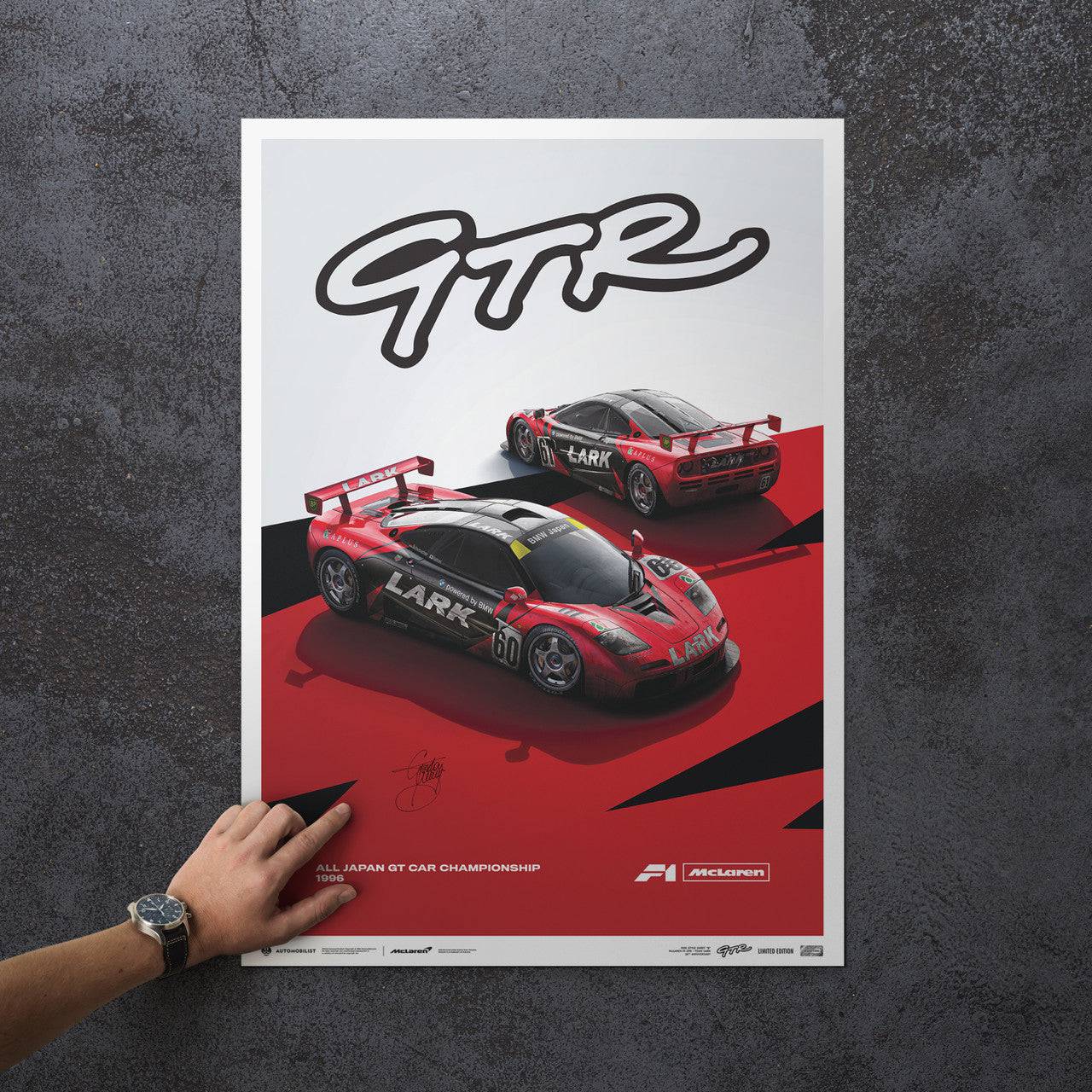 McLaren F1 GTR - Team LARK - 1996 | Limited Edition | Signed