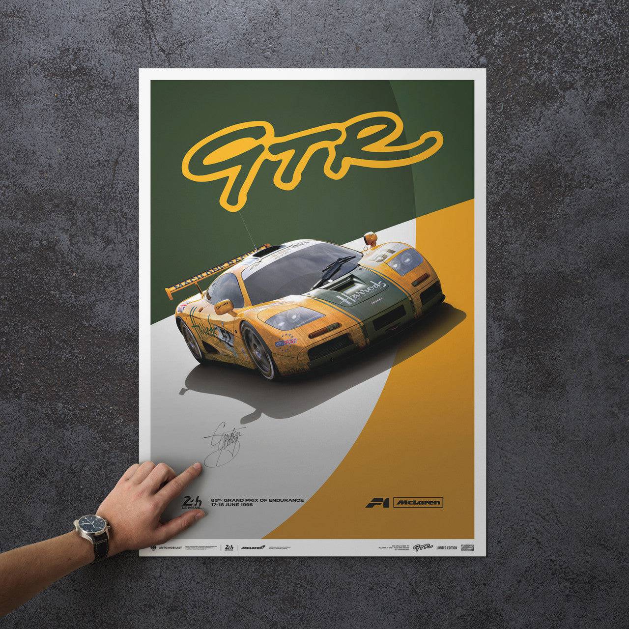 McLaren F1 GTR - Mach One Racing - 1995 | Limited Edition | Signed