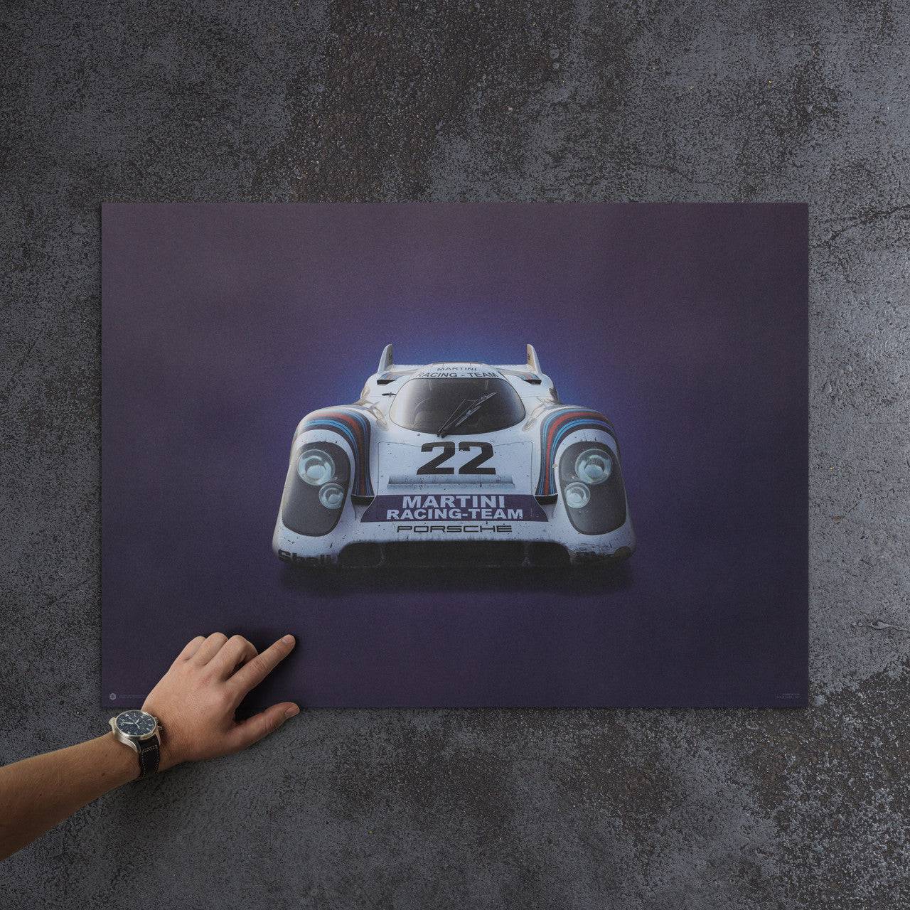 Porsche 917 - Martini - 24h Le Mans - 1971 - Colors of Speed Poster