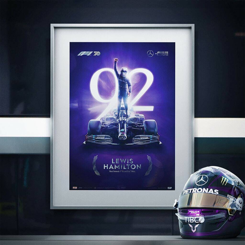 Mercedes-AMG Petronas F1 Team - 92nd Record-Breaking Win - Portugal 2020 - Lewis Hamilton | Collector’s Corner | Unique #s
