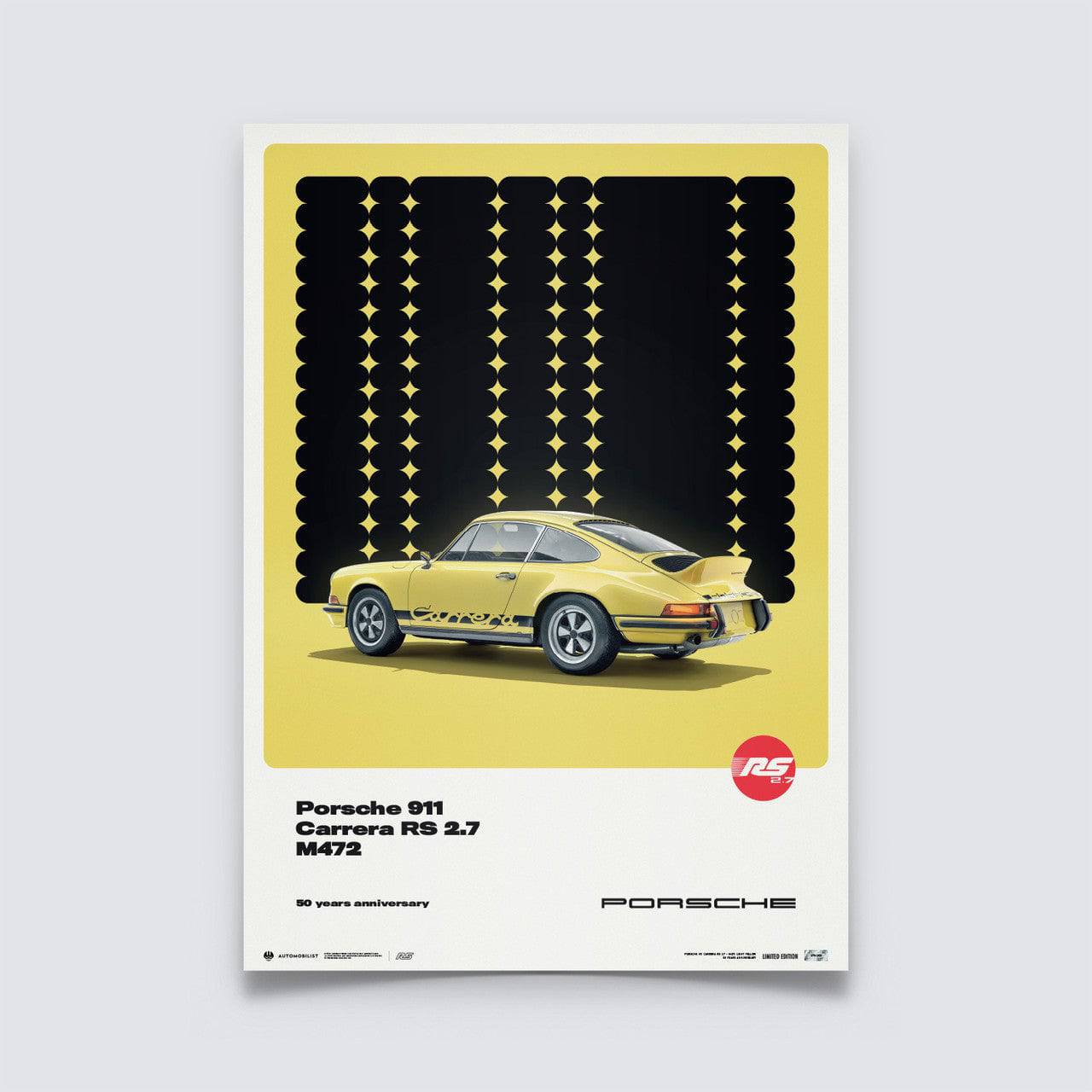 Porsche 911 RS - 50th Anniversary - 1973 - Yellow