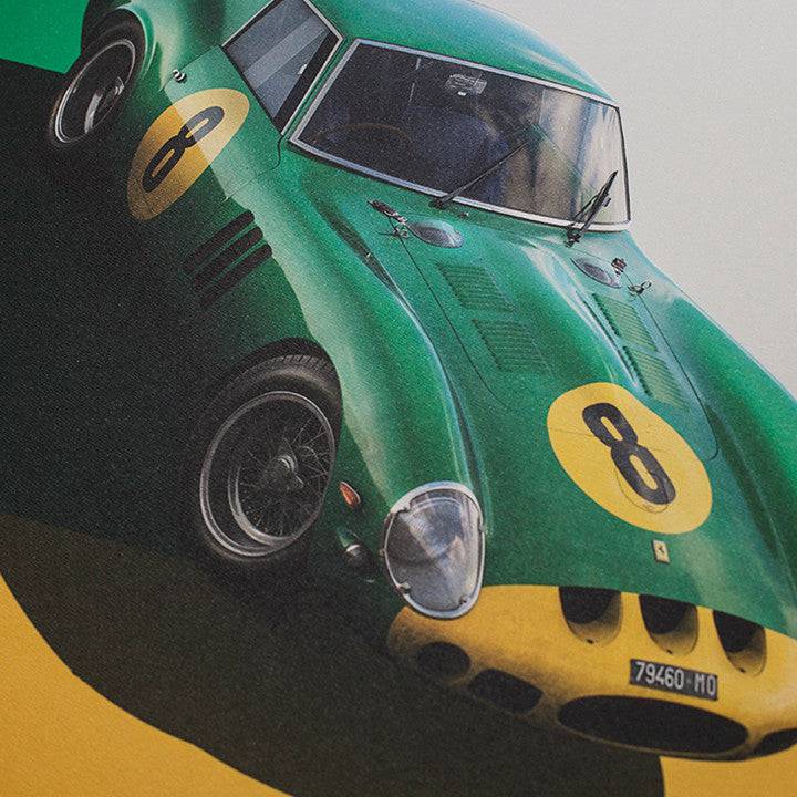 Ferrari 250 GTO - Green - Goodwood TT - 1962 - Limited Poster