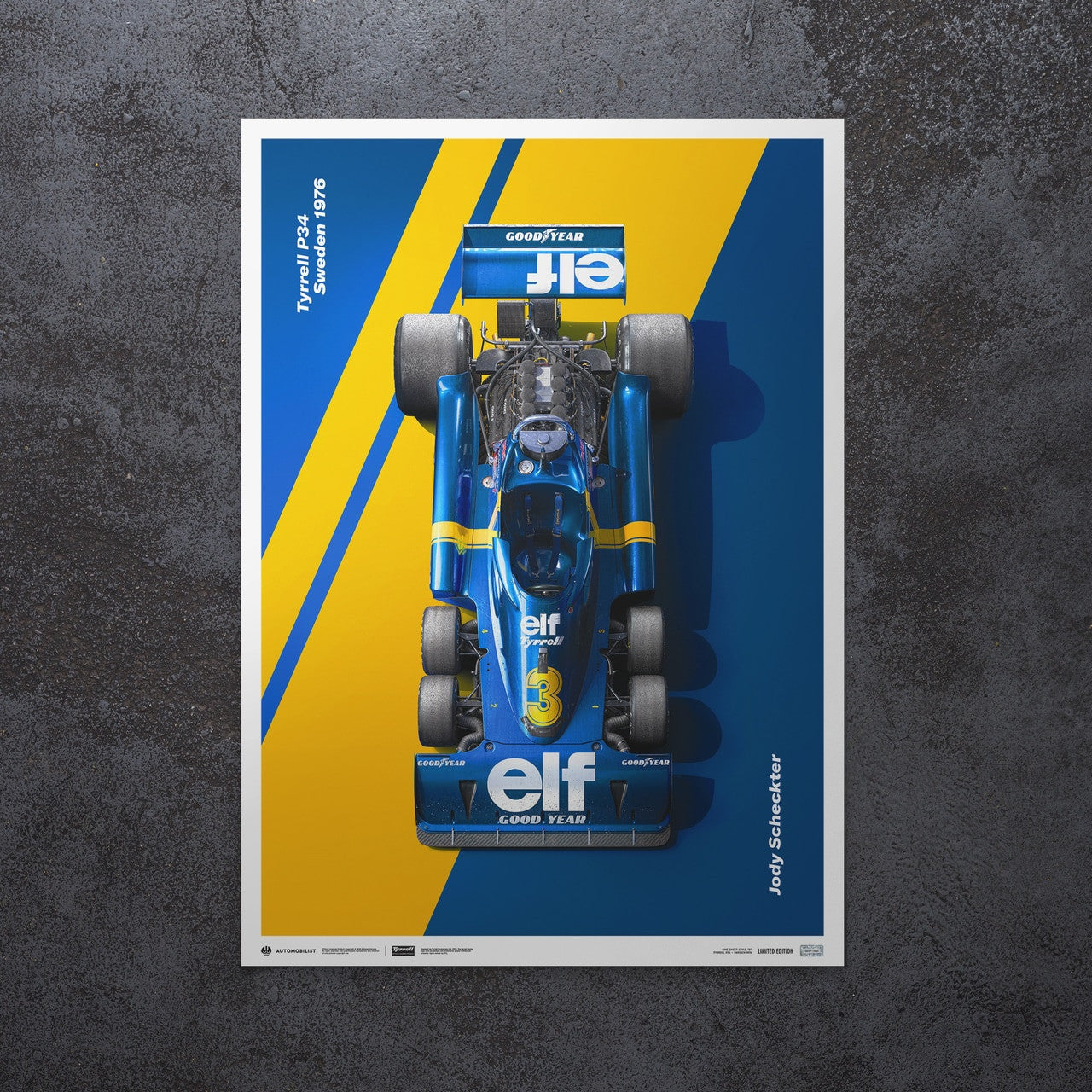 Tyrrell P34 - Jody Scheckter - Swedish Grand Prix - 1976 | Limited Edition