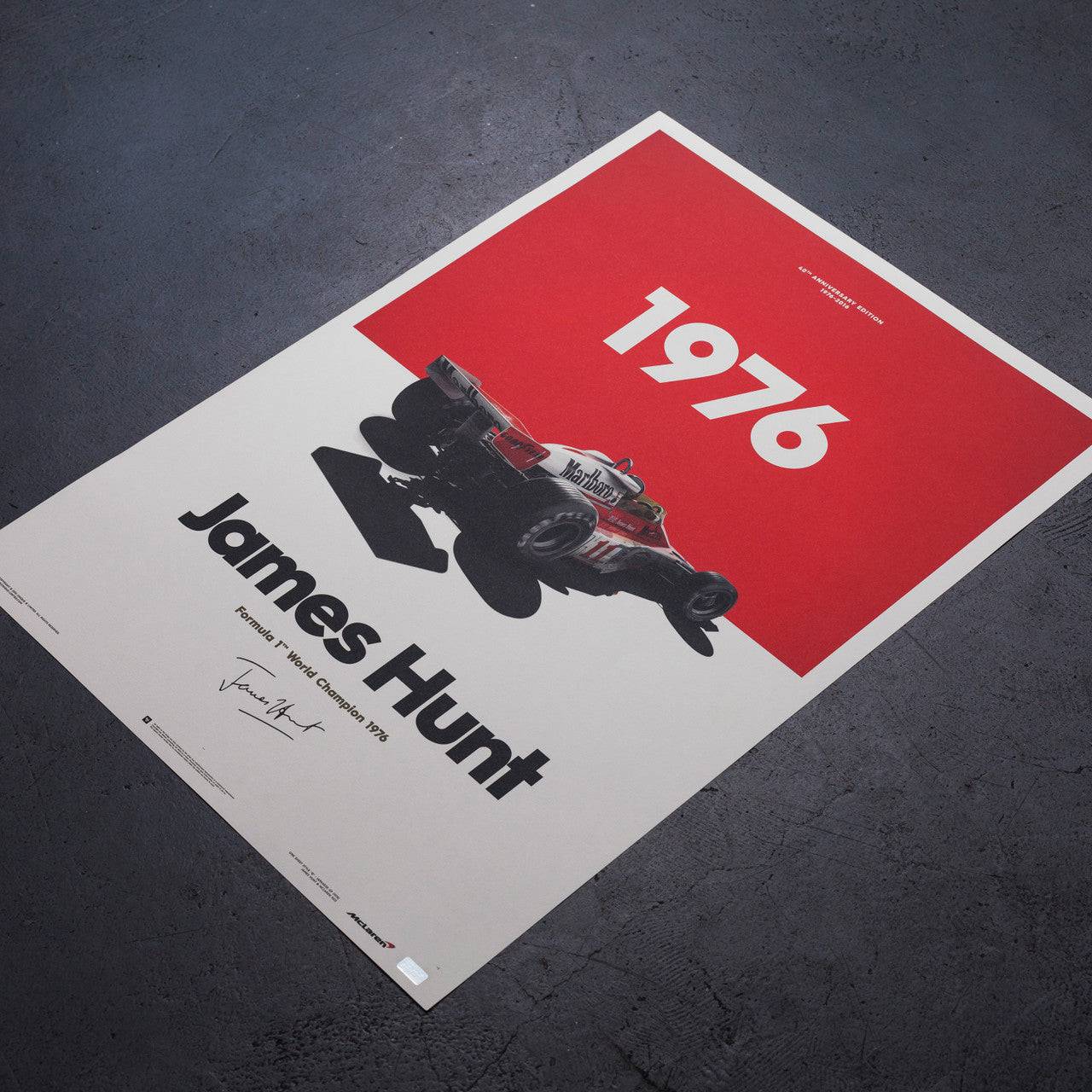 McLaren M23 - James Hunt - Marlboro - Japanese GP - 1976 - Limited Poster