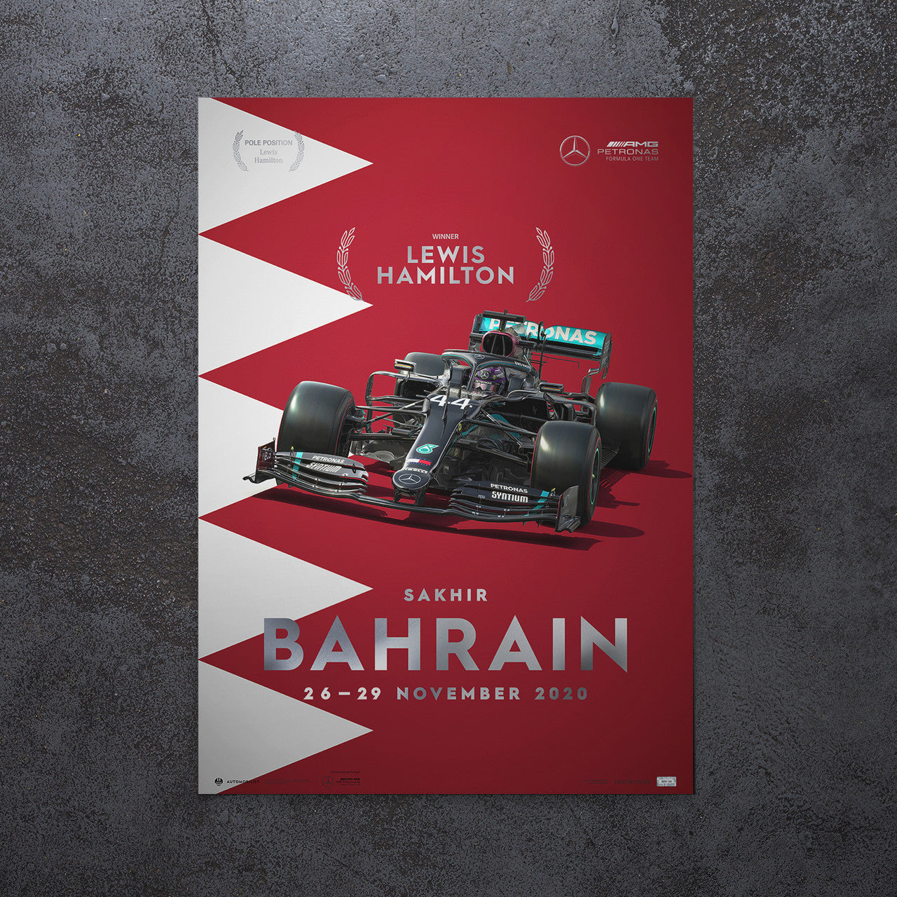 Mercedes-AMG Petronas F1 Team - Bahrain 2020 - Lewis Hamilton | Collector’s Edition