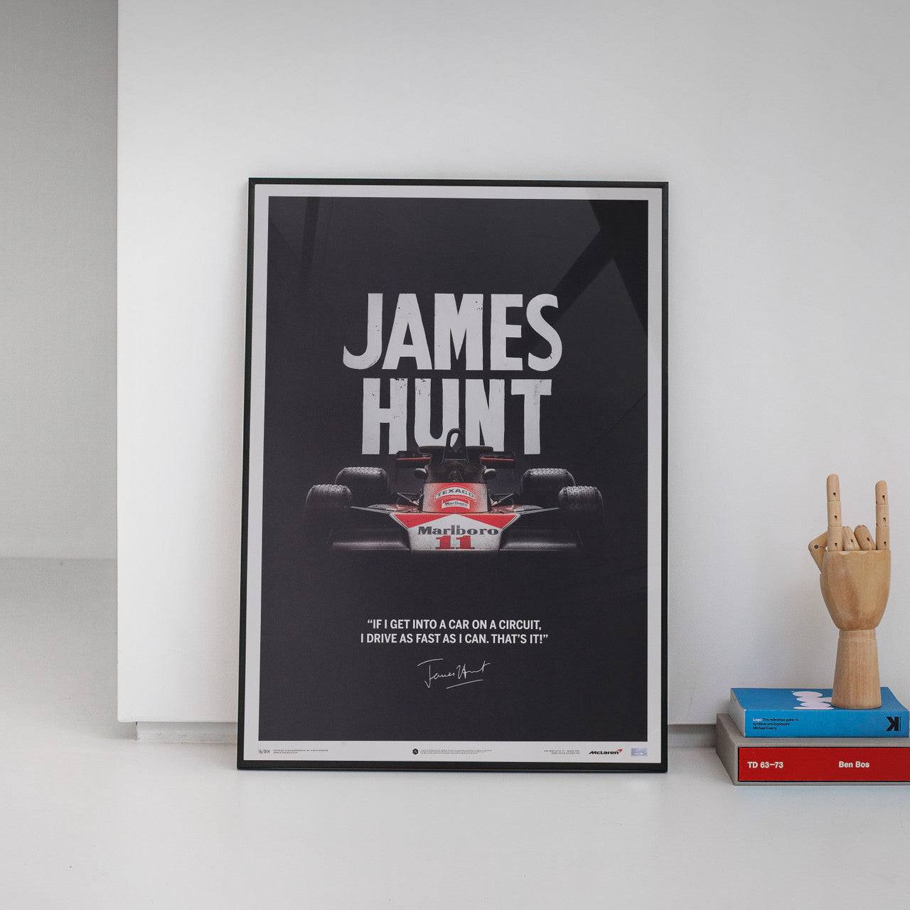 McLaren M23 - James Hunt - Quote - Japanese GP - 1976 - Limited Poster