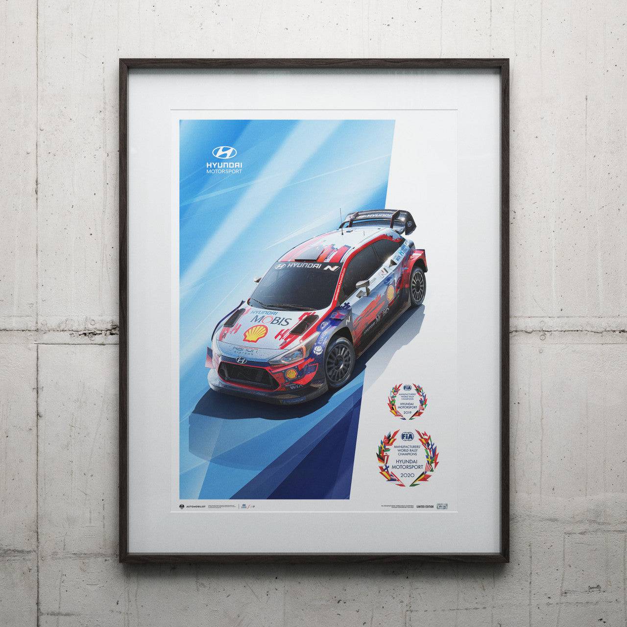 Hyundai Motorsport - WRC Manufacturers’ Champions 2019 and 2020 | Limited Edition