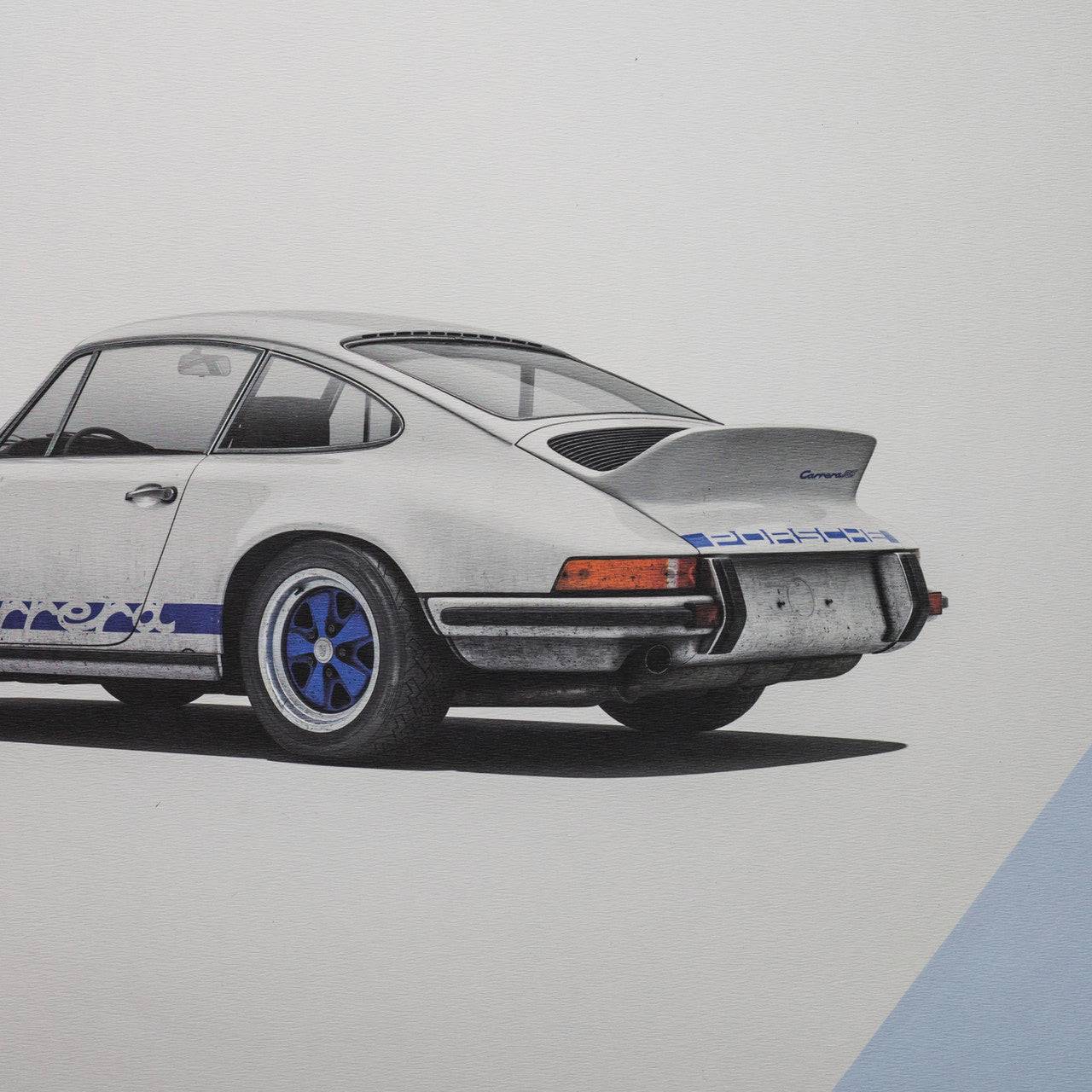 Porsche 911 RS - White - Limited Poster