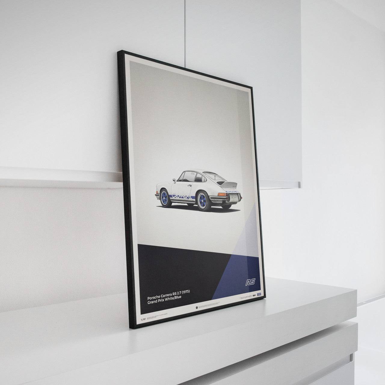Porsche 911 RS - White - Limited Poster
