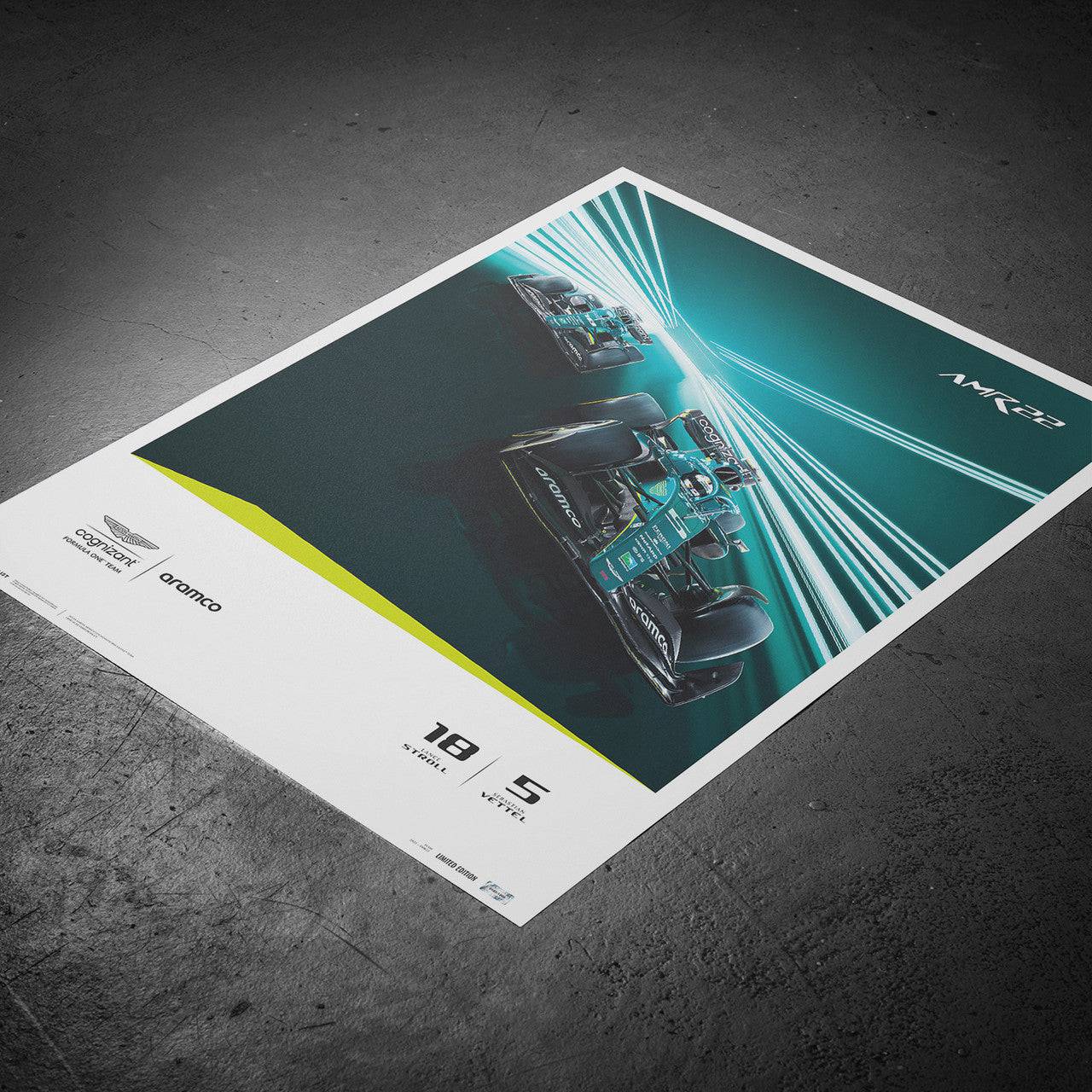Aston Martin Aramco Cognizant Formula 1 Team - Season 2022 | Limited Edition | Unique #s