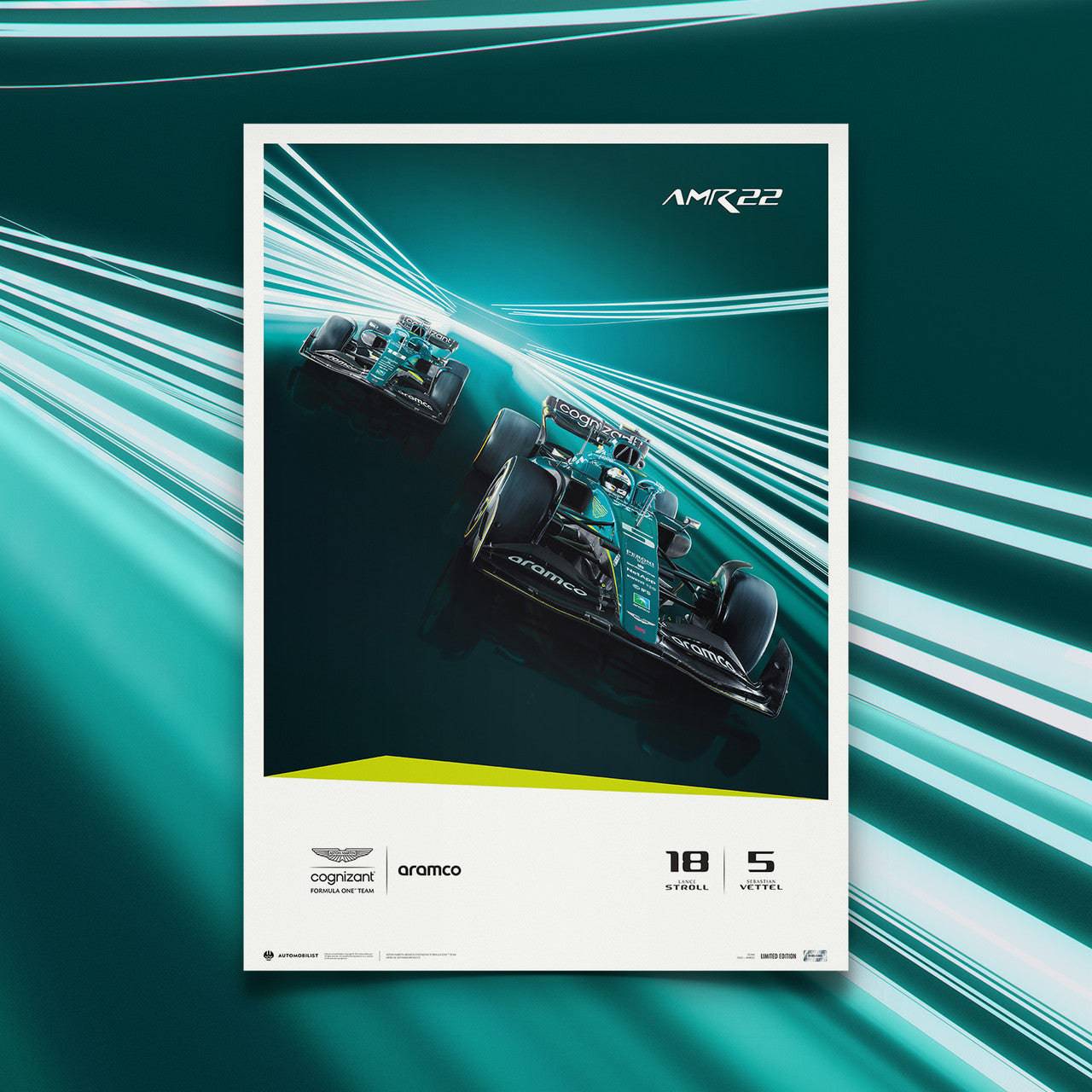 Aston Martin Aramco Cognizant Formula 1 Team - Season 2022 | Limited Edition | Unique #s