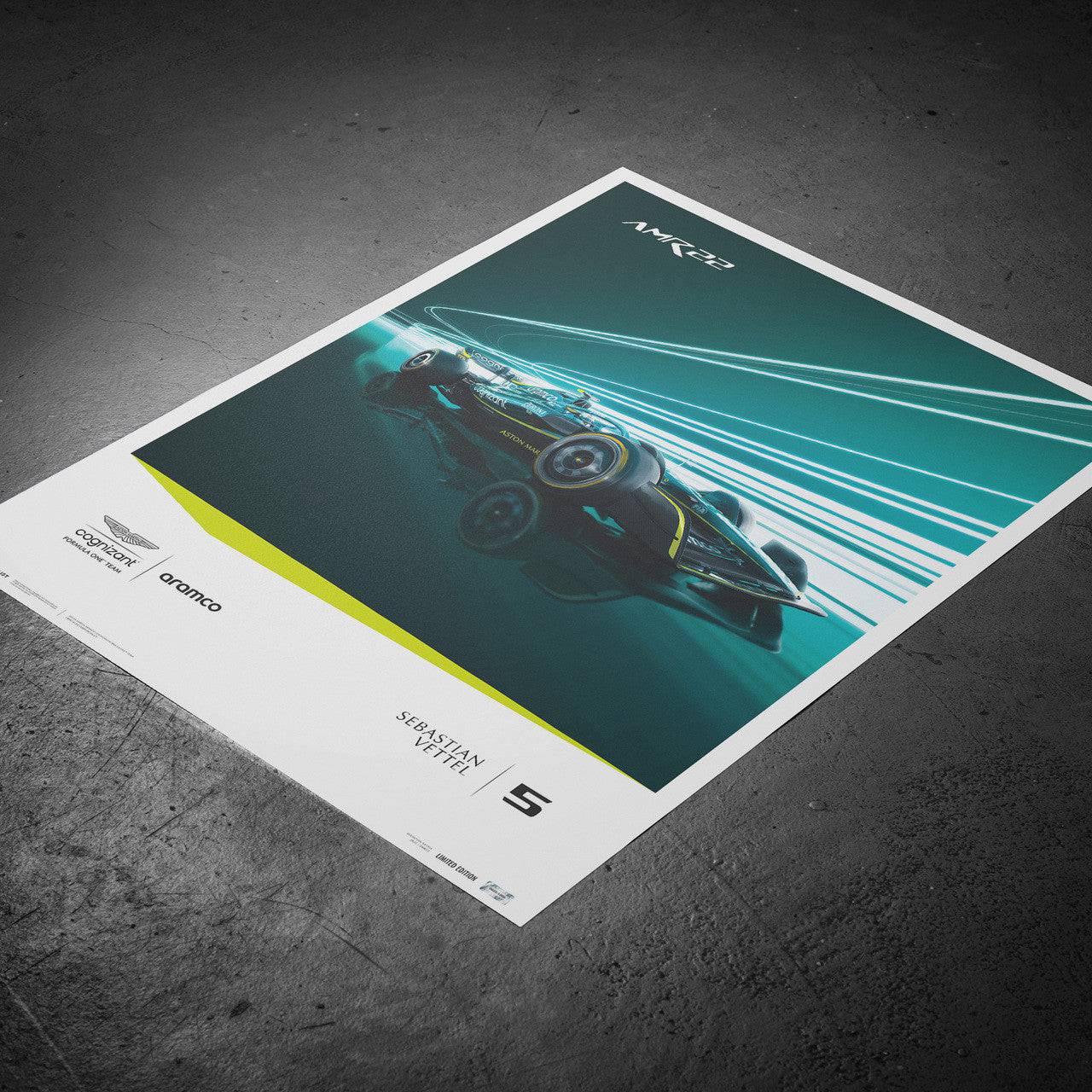 Aston Martin Aramco Cognizant Formula 1 Team - Sebastian Vettel - 2022 | Limited Edition | Unique #s