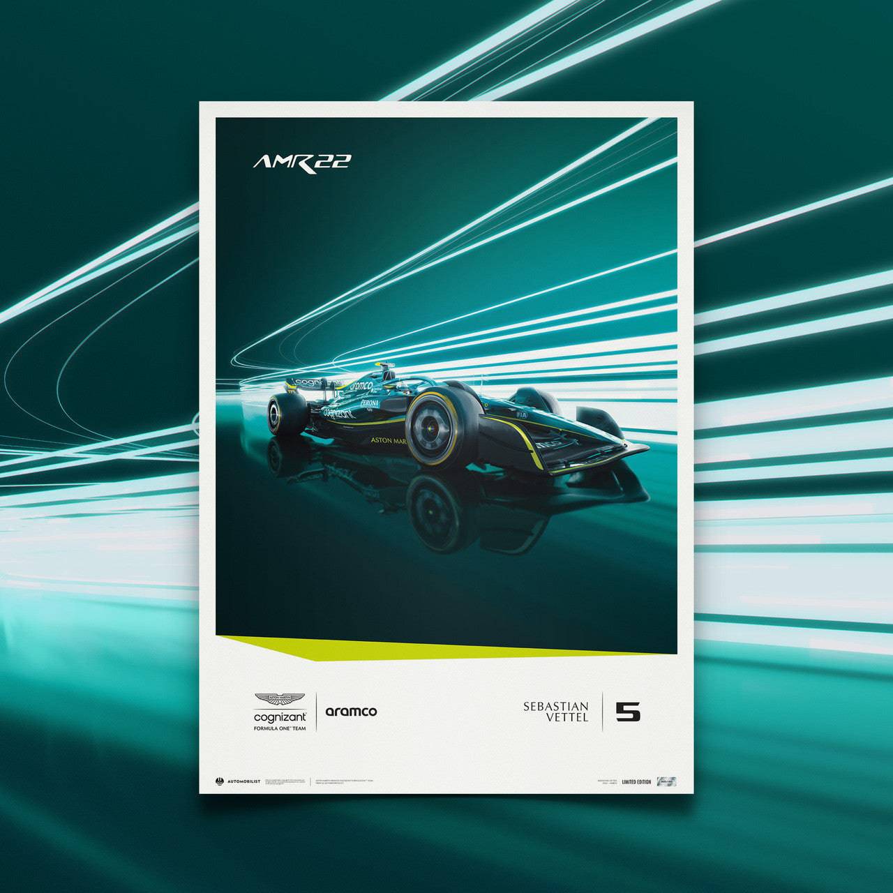 Aston Martin Aramco Cognizant Formula 1 Team - Sebastian Vettel - 2022 | Limited Edition | Unique #s