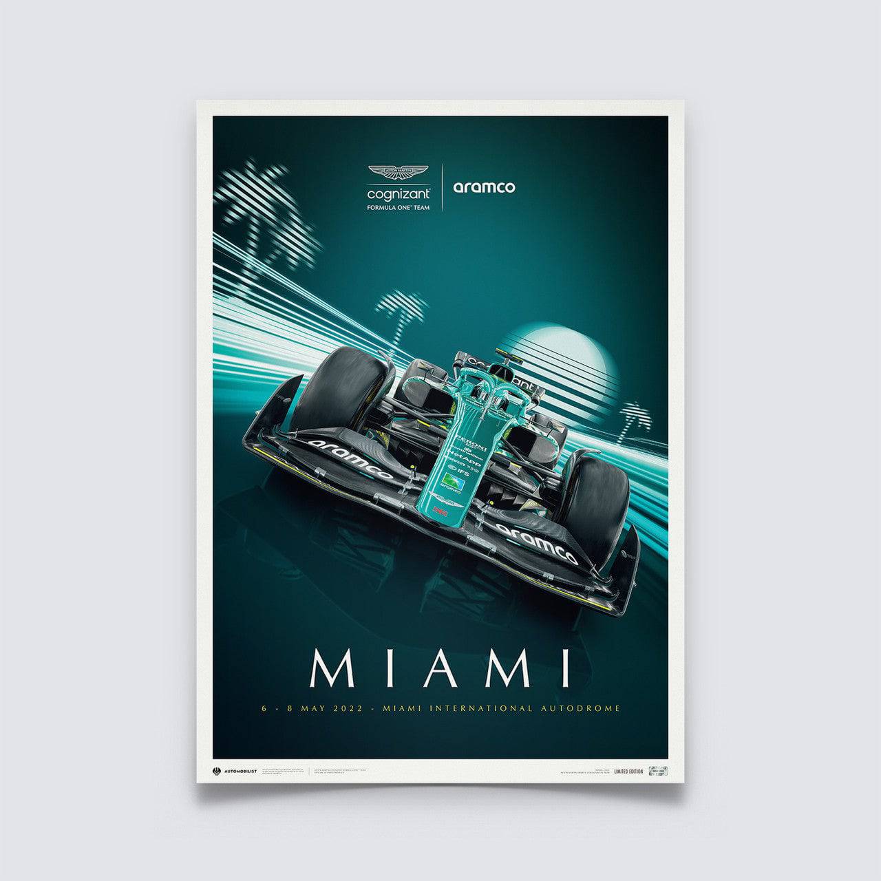 Aston Martin Aramco Cognizant Formula 1 Team - Miami 2022 | Limited Edition | Unique #s