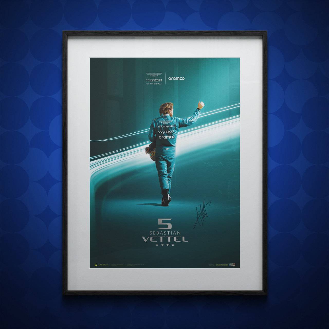 Signed by Sebastian Vettel - Aston Martin Aramco Cognizant Formula One⢠Team - Final Lap - 2022 | Collector's Edition