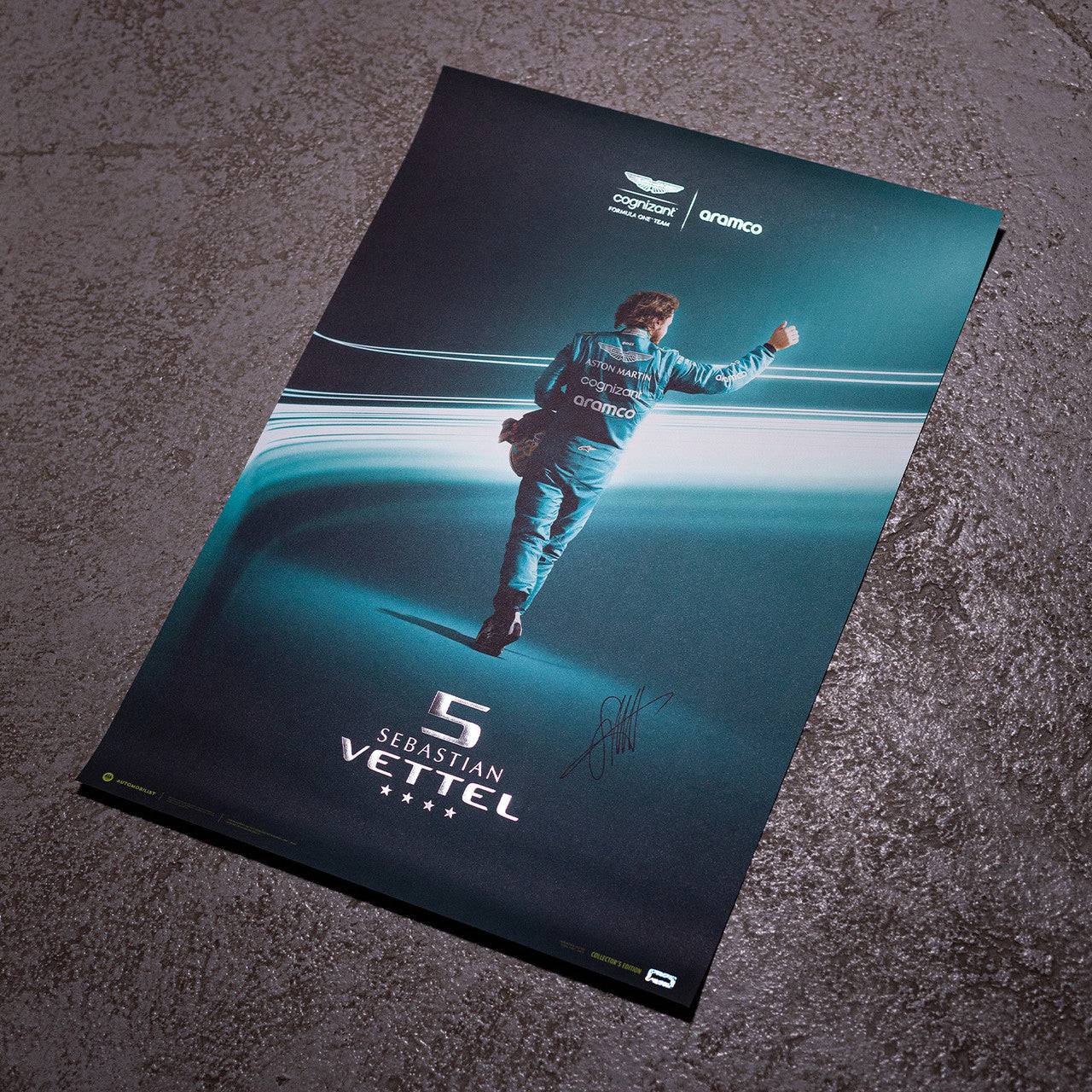 Signed by Sebastian Vettel - Aston Martin Aramco Cognizant Formula One⢠Team - Final Lap - 2022 | Collector's Edition