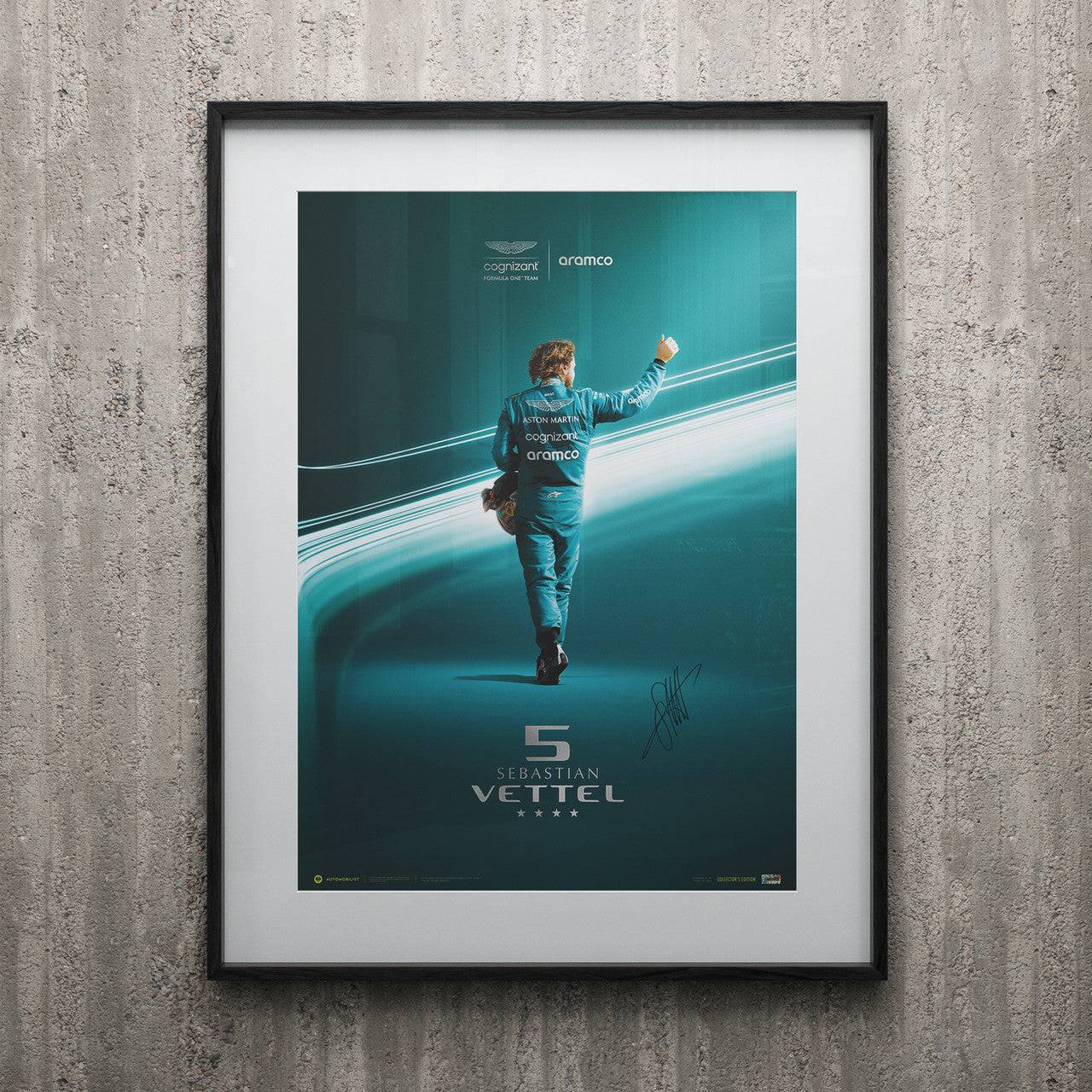 Signed by Sebastian Vettel - Aston Martin Aramco Cognizant Formula One⢠Team - Final Lap - 2022 | Collector's Edition